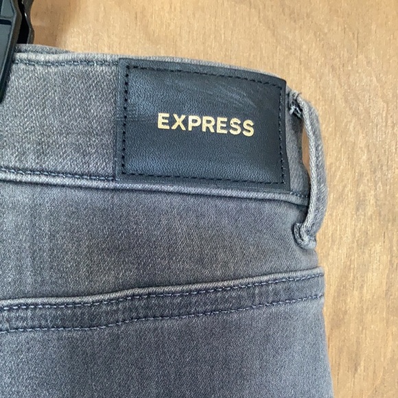 Express Super high rise slim button fly jean size 18 S - Picture 9 of 17